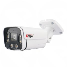 Anspo IPC8068-500E-POE Bullet White POE  with Audio 5MP , 3.6mm Lens Camera