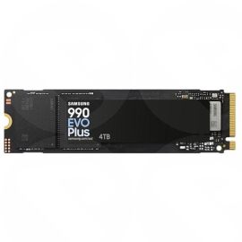 Samsung 4TB 990 EVO PLUS M.2 NVMe Gen4/5 SSD, M.2 2280, PCIe 4.0/5.0 x2, V-NAND, R/W 7250/6300 MB/s, 1050K/1400K IOPS
