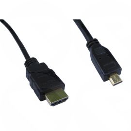 2M HDMI TO MICRO HDMI D V1.4 BLACK CABLE +Gold Connector CDLHD4-Micro-020
