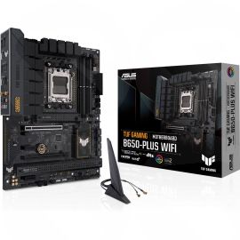 Asus TUF GAMING B650-PLUS WIFI, AMD B650, AM5, ATX, 4 DDR5, HDMI, DP, Wi-Fi 6, 2.5G LAN, PCIe5, 3x M.2