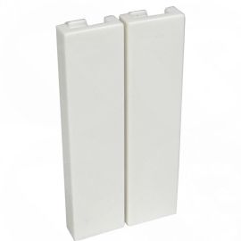 2x Quarter Blank Euromode Plate (UK style blanking plate for use with faceplates. For example AV-MODSF and AV-MODDLF.) AV-MODQBLANK