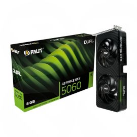 Palit RTX5060 DUAL, PCIe5, 8GB DDR7, HDMI, 3 DP, 2497MHz Clock, RGB Lighting