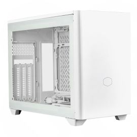 Cooler Master MasterBox NR200P V2 Case w/ Glass or Mesh Side, Mini ITX, Requires SFX/SFX-L PSU, 1x Fan, USB-C, 356mm GPU & 280mm Radiator Support, White
