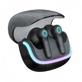 FreeSound Low Latency (40ms) True Wireless Gaming Earbuds with Quad ENC Mics for better call quality