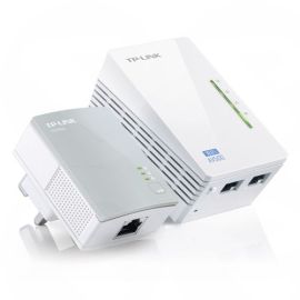 TP-LINK (TL-WPA4220KITV4) 300Mbps AV600 Wireless N Powerline Adapter Kit