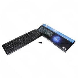 KB-2106C USB/PS2 Combo Keyboard Black