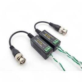 Passive 2 Wire Tailed Balun up to 4K (2 wire to BNC)