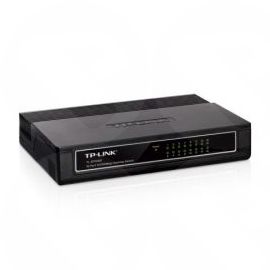 TP-LINK (TL-SF1016D) 16 Port 10/100Mbps Unmanaged Desktop Switch, Plastic Case