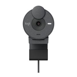 Logitech BRIO 305 1080p 2MP Webcam, USB-C, Light Correction, Privacy Shutter, Noise-Reducing Mic, Graphite