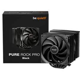 be quiet! BK042 Pure Rock Pro 3 Intel/AMD Black Dual Tower Performance Air CPU Cooler