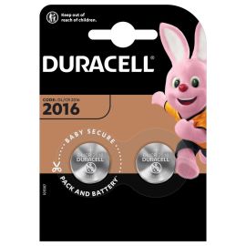 Duracell CR 2016 3V Lithium Batteries twin pack