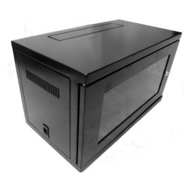 9U 550mm Deep 19" Wall Cabinet (W550xD550)  - Black