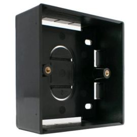 86 x 86 x 32mm - Single Gang Back Box -Surface  Mount - Black