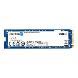 Kingston 500GB NV3 M.2 NVMe Gen4 SSD, M.2 2280, PCIe4, R/W 5000/3000 MB/s