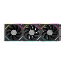 CiT Pro Glacier 360mm Black ARGB Watercooler with Temperature Display - High-Performance AIO CPU Cooling with Infinity PWM Fans & Sync Lighting