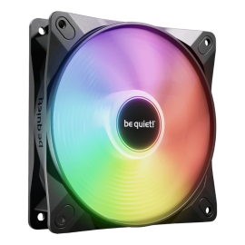 120mm be quiet! Light Wings LX, Black, 7 Blade, Upto 1600RPM, Upto 51.5 CFM Airflow, 25.5dB Max, 4-Pin PWM