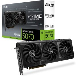 Asus PRIME RTX5070, PCIe5, 12GB DDR7, HDMI, 3 DP, 2542MHz Clock, Compact SFF-Ready