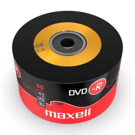 Maxell 16x Speed DVD-R Blank DVDs, shrink wrapped 50 Pack Spindle -  275732
