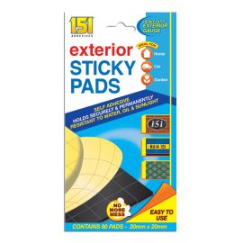 Exterior Sticky Pads 80 Pads (20mmx20mm)