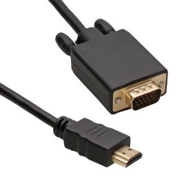 1.8MTR HDMI (SOURCE) M TO VGA (DISPLAY) M CABLE GOLD