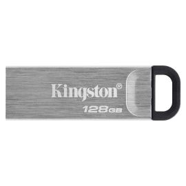 Kingston 128GB DataTraveler Kyson USB 3.2 Gen1 Memory Pen, Metal Capless Design, R/W 200/60 MB/s