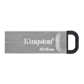 Kingston 64GB DataTraveler Kyson USB 3.2 Gen1 Memory Pen, Metal Capless Design, R/W 200/60 MB/s