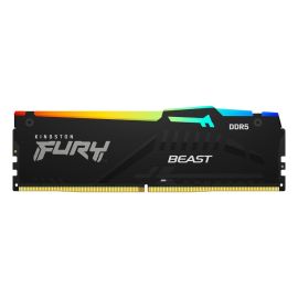 Kingston Fury Beast RGB 64GB Kit (2 x 32GB), DDR5, 6000MHz, CL36, 1.35V, ECC, PMIC, AMD EXPO & Intel XMP 3.0, Black, DIMM Memory