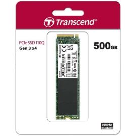 SSD - 500GB TRANSCEND MTE110Q, M.2 2280 NVME PCIE3.0, R/W 1900/900, 3D NAND