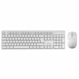 Jedel WS880-W-B Wireless Keyboard & Mouse (White)