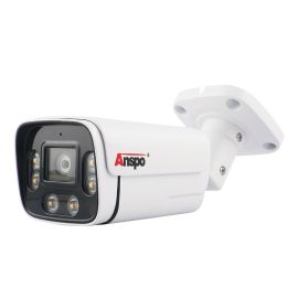Anspo IPC8068-500E-POE Bullet White POE  with Audio 5MP , 3.6mm Lens Camera