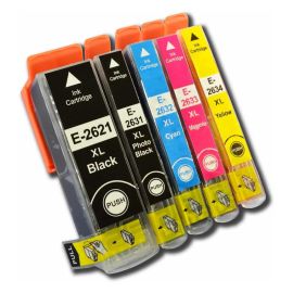 Compatible EIC2636 all Colours (5 cartridge Multipack)Ink Cartridge For Epson Expression XP-600, XP-650, XP-800 Printers