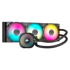Corsair NAUTILUS 360 RS ARGB Liquid CPU Cooler, RS120 ARGB Magnetic Dome Fans, RGB Pump, Daisy-Chain Connections, Black