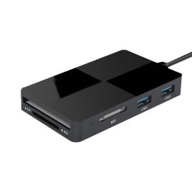 8 in 1 USB A + C Card Reader, SD, microSD, CF, MS, + USB A & USB C Female