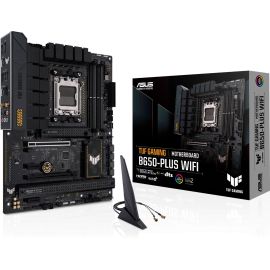Asus TUF GAMING B650-PLUS WIFI, AMD B650, AM5, ATX, 4 DDR5, HDMI, DP, Wi-Fi 6, 2.5G LAN, PCIe5, 3x M.2