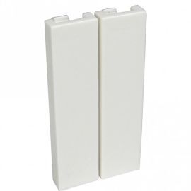 2x Quarter Blank Euromode Plate (UK style blanking plate for use with faceplates. For example AV-MODSF and AV-MODDLF.) AV-MODQBLANK