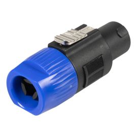 Speaker connector plug 4 pole compatible with most 2 and four pole speaker sockets