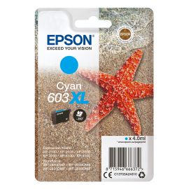 Compatible E-603XL - Cyan Ink for XP-2100, xp-2105, xp-3100, xp-3105, xp-4100, xp-4105, XP-4150, WF-2810DWF, WF-2830DWF, WF-2835DWF, WF-2850DWF, WF-2870DWF, XP-2150, XP-2155, XP-3155, XP-4155, WF-2820DWF, WF-2840DWF, WF-2845DWF Printers