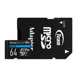 TEAM 64GB ELITE A1 MICROSDXC CARD