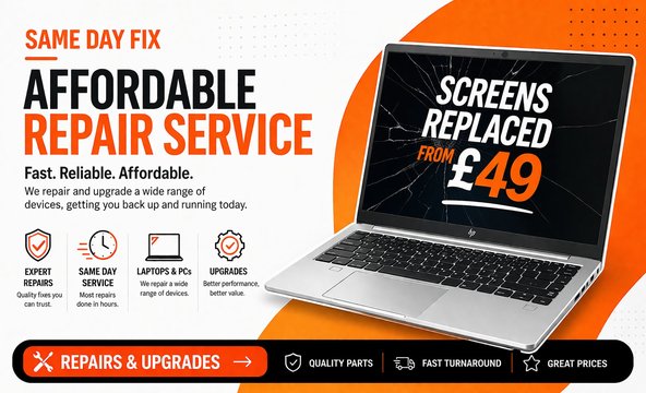 Affordable Laptop and PC Repair Service Glasgow
